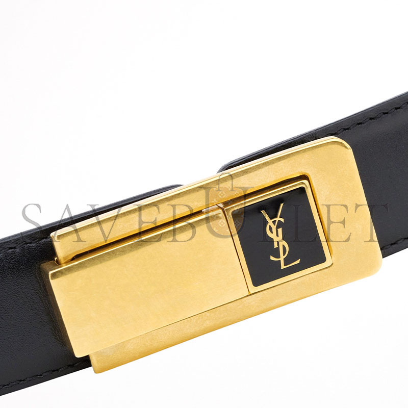 YSL BELT LEATHER CHARNIERE 769516